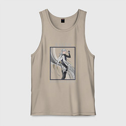 Майка мужская хлопок Aalto Mistcloak Strike, цвет: миндальный