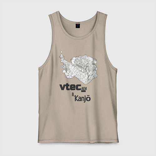 Мужская майка Kanjo-vtec / Миндальный – фото 1
