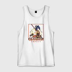 Майка мужская хлопок Сян Лин, цвет: белый