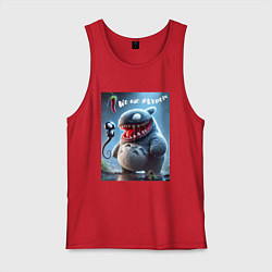 Майка мужская хлопок Ventotoro - we are Venom meme, цвет: красный