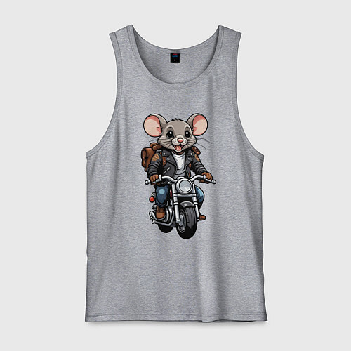 Мужская майка Biker mice / Меланж – фото 1