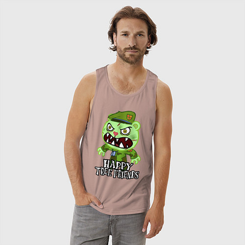 Мужская майка Angry - Flippy / Пыльно-розовый – фото 3