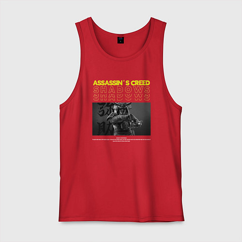 Мужская майка Ассасcинс Крид Shadows / Красный – фото 1