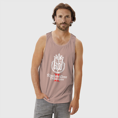 Мужская майка Kingdom Come Deliverance 2 / Пыльно-розовый – фото 3