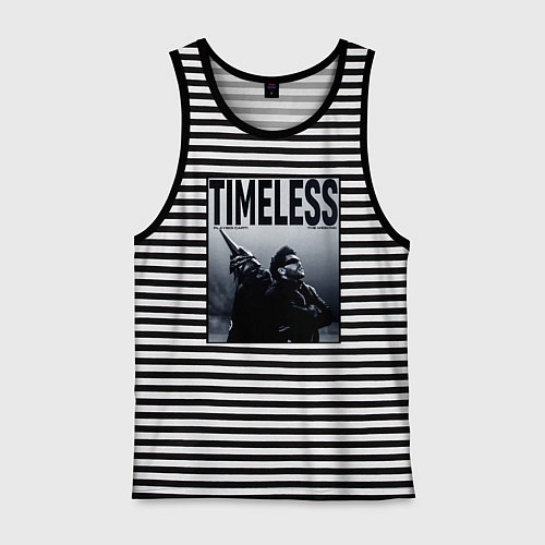 Мужская майка Timeless / Черная тельняшка – фото 1