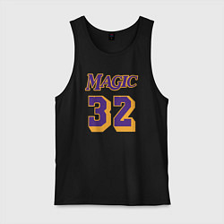 Майка мужская хлопок Magic 32, цвет: черный