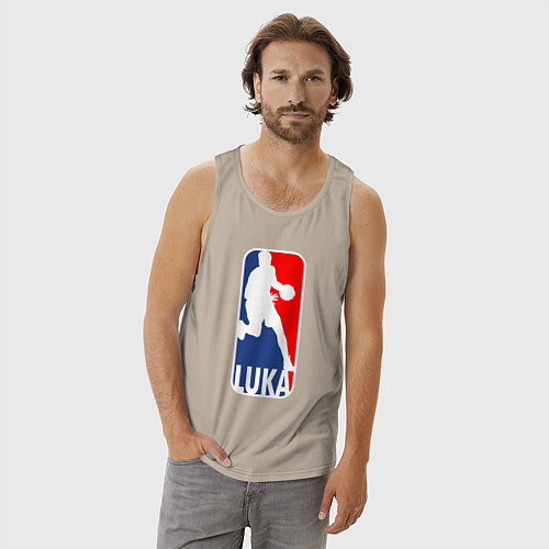 Мужская майка NBA Luka / Миндальный – фото 3