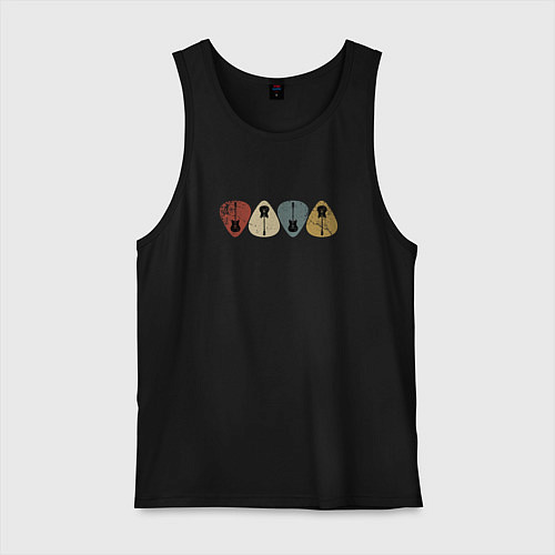 Мужская майка Медиаторы / Черный – фото 1