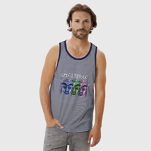 Мужская майка TES - Фаргот / Синяя тельняшка – фото 3