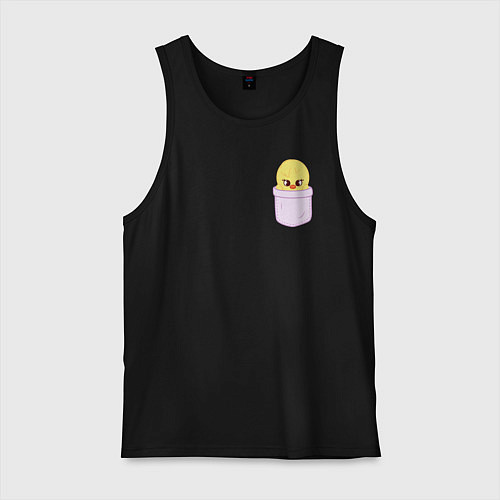 Мужская майка BbokAri in pocket / Черный – фото 1