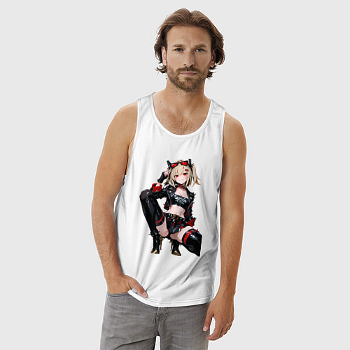 Мужская майка Burnice White Zenless Zone Zero / Белый – фото 3