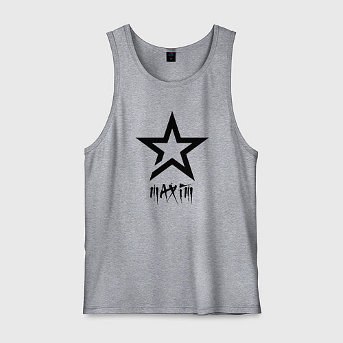 Мужская майка Maxim - star / Меланж – фото 1