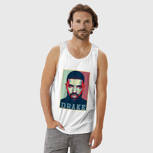 Мужская майка Drake / Белый – фото 3