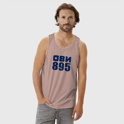 Мужская майка Ови 895 / Пыльно-розовый – фото 3