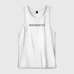 Майка мужская хлопок Bigbang, цвет: белый