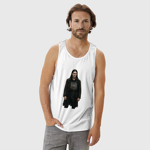 Мужская майка Bones в бронежелете / Белый – фото 3
