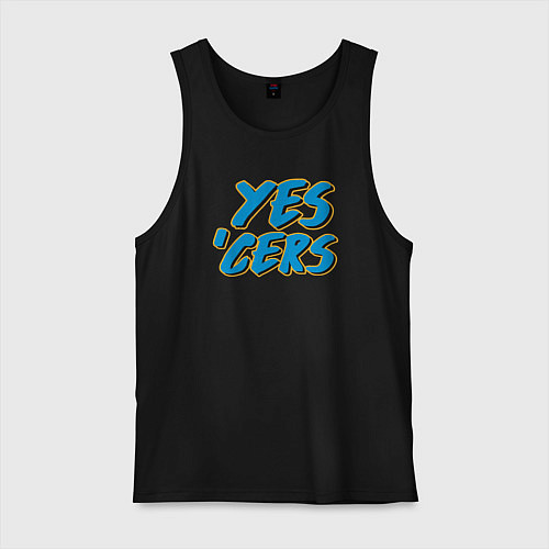 Мужская майка Indiana yes cers / Черный – фото 1