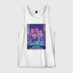 Майка мужская хлопок Huntrix, цвет: белый