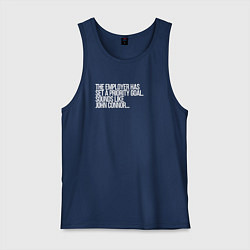 Майка мужская хлопок Приоритеная цель джон коннер, цвет: тёмно-синий