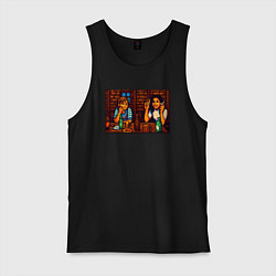 Мужская майка День студента пиксель-арт мем