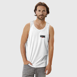 Майка мужская хлопок Аниме Лазарь, цвет: белый — фото 2