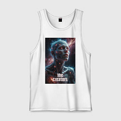 Майка мужская хлопок The Creators - big space celestial, цвет: белый