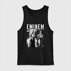 Майка мужская хлопок Eminem y2k, цвет: черный