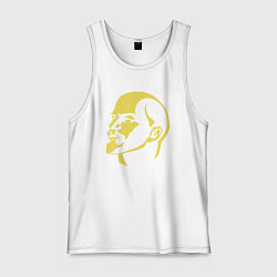 Майка мужская хлопок USSR Lenin, цвет: белый