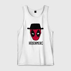 Майка мужская хлопок Heisenmerc, цвет: белый