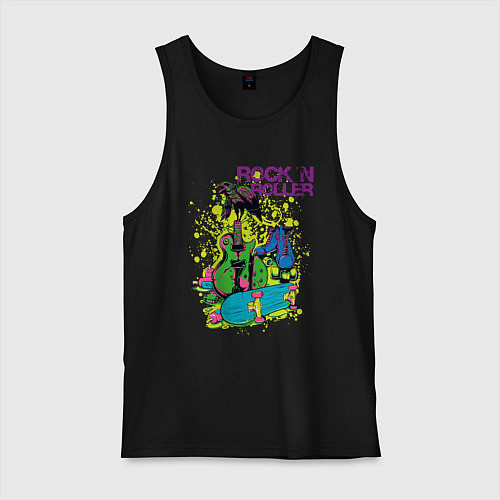 Мужская майка Rock n Roller / Черный – фото 1