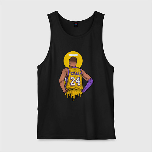 Мужская майка Kobe Bryant angel / Черный – фото 1