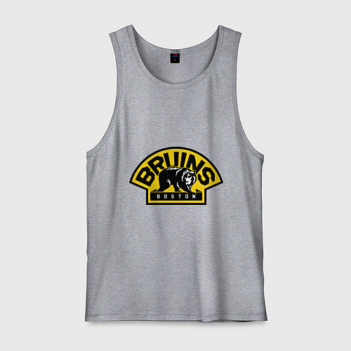 Мужская майка HC Boston Bruins Label / Меланж – фото 1