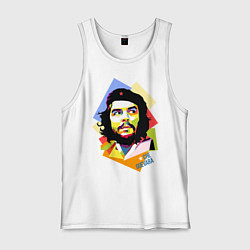 Майка мужская хлопок Che Guevara Art, цвет: белый