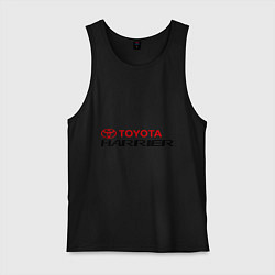 Майка мужская хлопок Toyota Harrier, цвет: черный