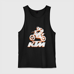 Мужская майка KTM белый