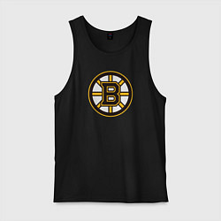 Майка мужская хлопок Boston Bruins, цвет: черный