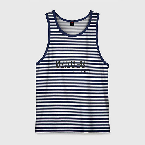 Мужская майка 30 Seconds to Mars / Синяя тельняшка – фото 1