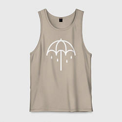 Майка мужская хлопок BMTH Symbol, цвет: миндальный