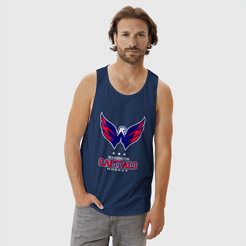Мужская майка Washington Capitals / Тёмно-синий – фото 3