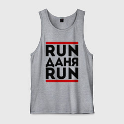 Майка мужская хлопок Даня, цвет: меланж