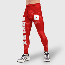 Тайтсы мужские ROBLOX: Red Style, цвет: 3D-принт — фото 2