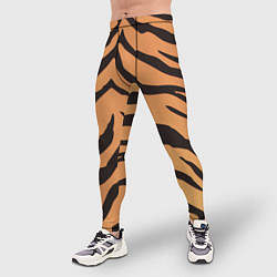 Тайтсы мужские Тигриный камуфляж, цвет: 3D-принт — фото 2