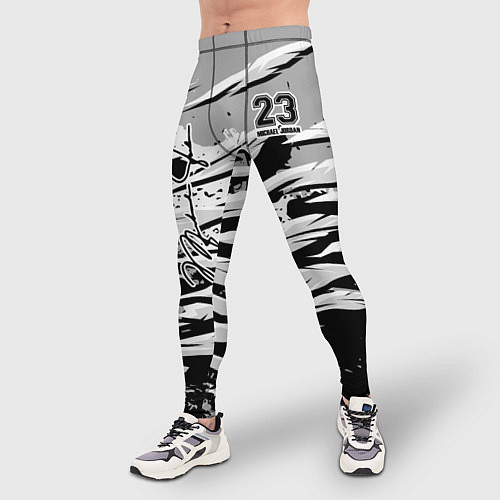 Мужские тайтсы Michael Jordan 23 / 3D-принт – фото 3