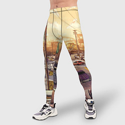 Тайтсы мужские GTA San Andreas, цвет: 3D-принт — фото 2