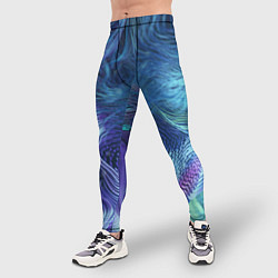 Тайтсы мужские Абстракция, цвет: 3D-принт — фото 2