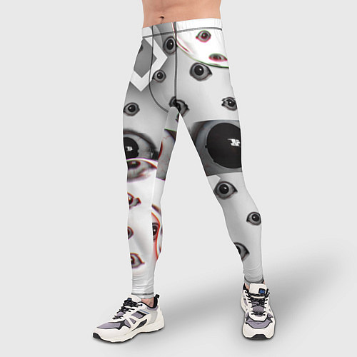 Мужские тайтсы Они наблюдают за тобой / 3D-принт – фото 3
