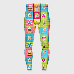 Тайтсы мужские День Рождения, цвет: 3D-принт