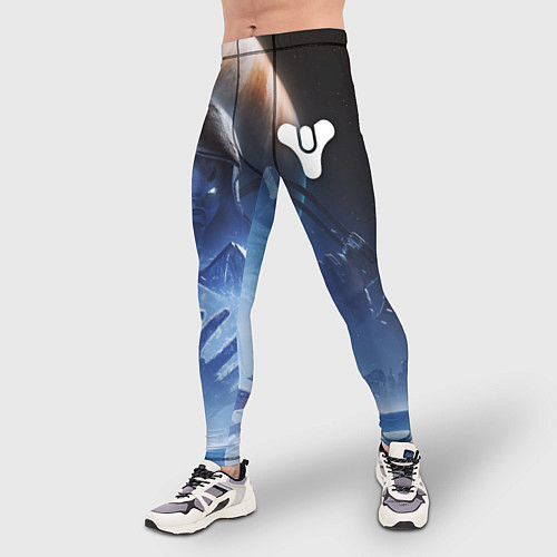 Мужские тайтсы DESTINY 2 ЛЕДЯНОЙ МАРС ТАЙНЫЙ ГЕРОЙ / 3D-принт – фото 3