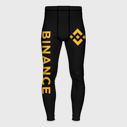 Мужские тайтсы БИНАНС ЛОГО КАРБОН BINANCE LOGO