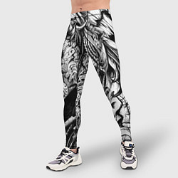 Тайтсы мужские Трэш, цвет: 3D-принт — фото 2